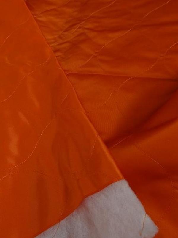 Doublure matelassee satinee orange 1 
