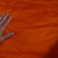 Doublure matelassee satinee orange 2