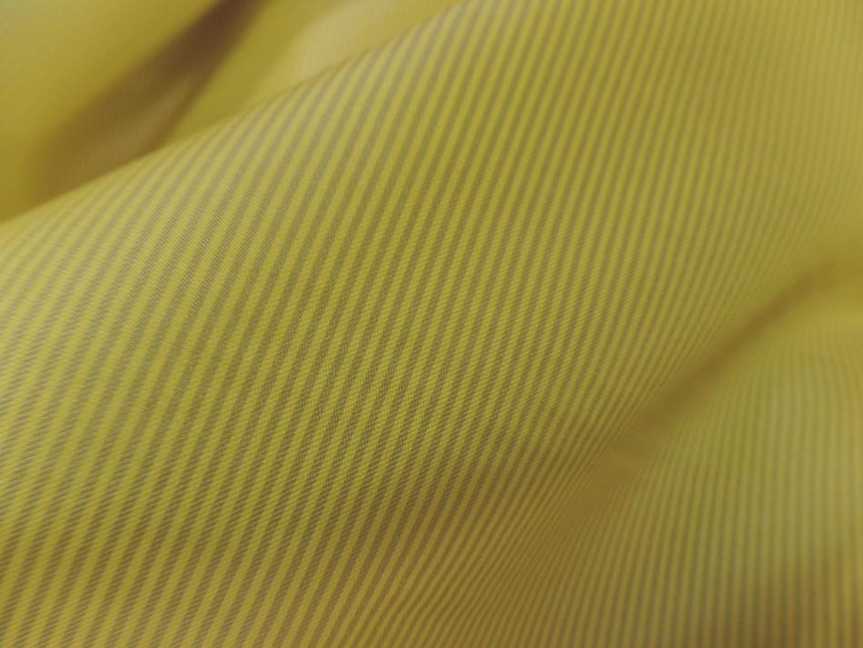 tissu Doublure rayée jaune et gris