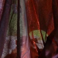 Doublure taffetas noir rouge profond 4 