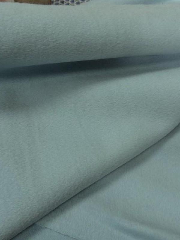 Drap de laine bleu dragee