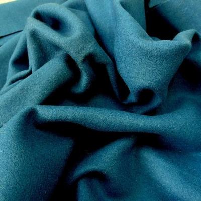 Drap de laine bleu turquoise fonce 6 
