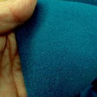 Drap de laine bleu turquoise fonce 7 