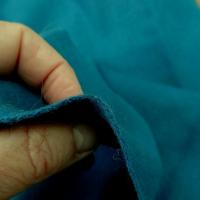 Drap de laine bleu turquoise fonce 8