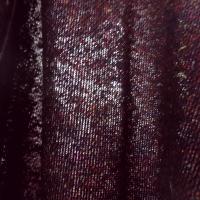 Drap de laine prune chiné 04