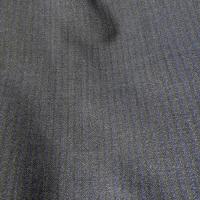 Drap de laine raye gris bleute et kaki 4 