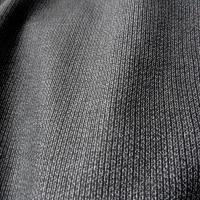 Drap de laine rayures tetris gris fonce 1 