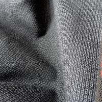 Drap de laine rayures tetris gris fonce 2 
