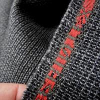 Drap de laine rayures tetris gris fonce 3 