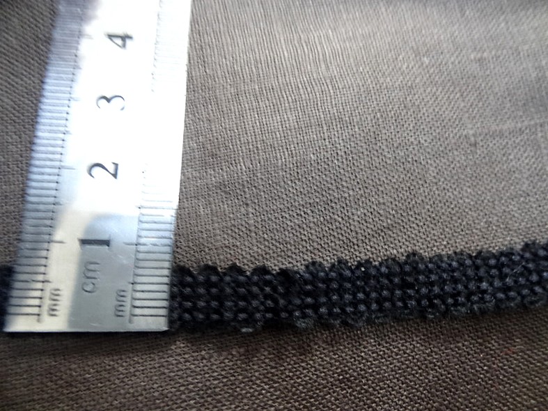 ruban tresse plate de 8 mm de large