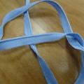 passepoil bleu ciel tout textile 0.3 mm 2