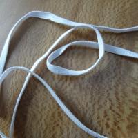 Elastique blanc plat 5 mm de largeur 2