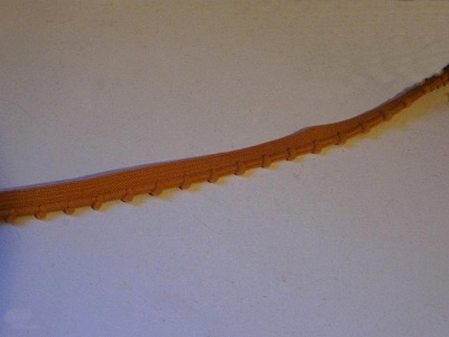 Elastique finition picot corail clair 1