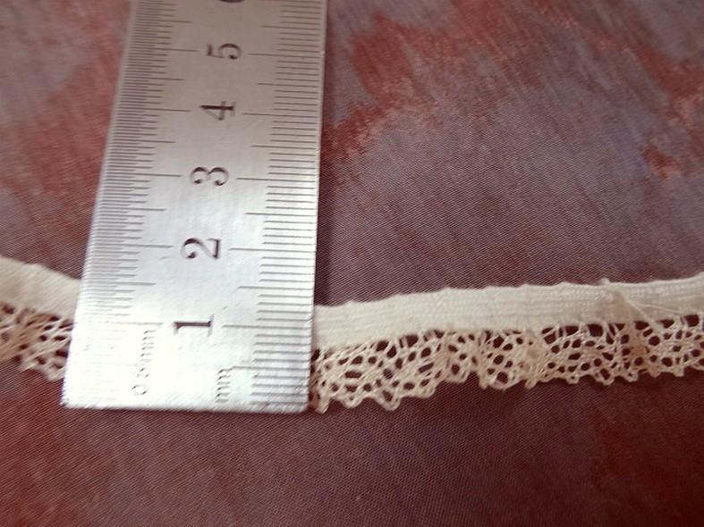 Elastique froufrou dentelle bisque 2