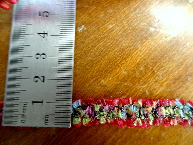 Elastique organza fuchsia tachete 2