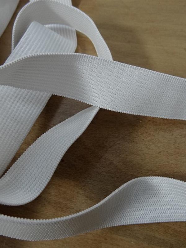 Elastique plat blanc 20 mm 1 