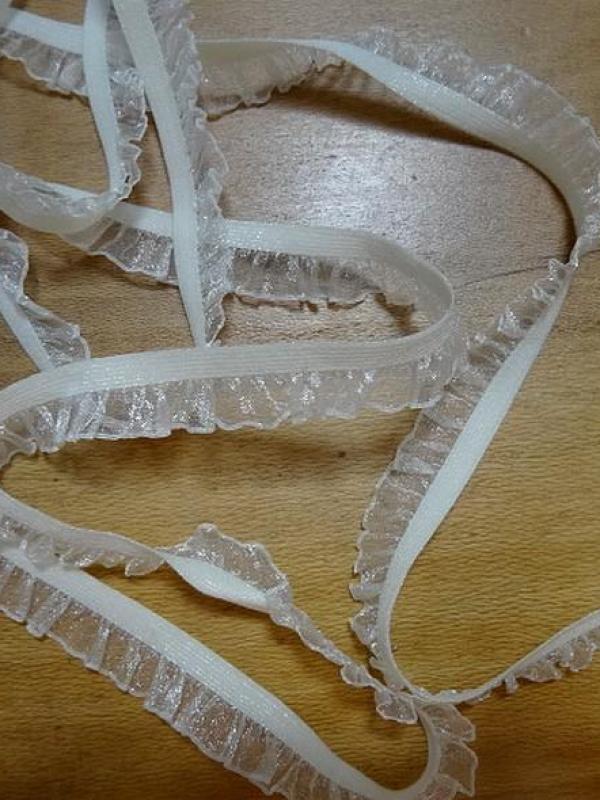 Elastique tutu avec organza creme 1 