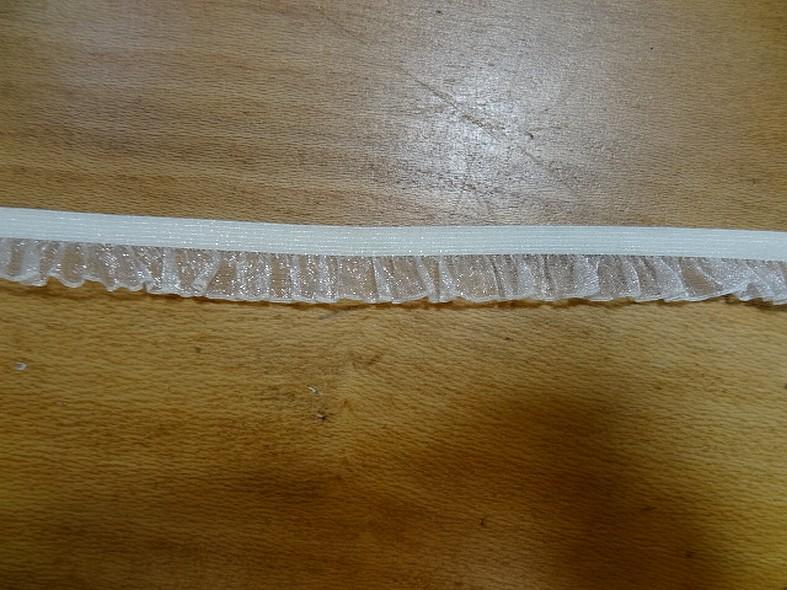 Elastique tutu avec organza creme 3
