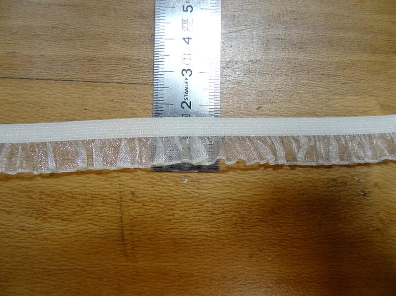 Elastique tutu avec organza creme 4