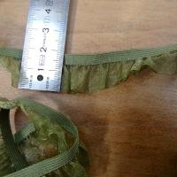 Elastique tutu avec organza kaki 2