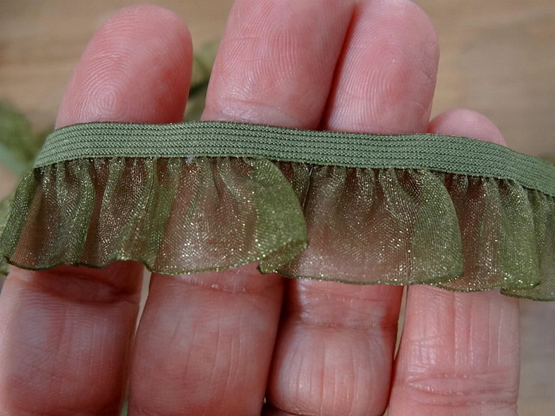 Elastique tutu avec organza kaki 3