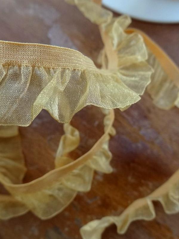 Elastique tutu avec organza miel 2 