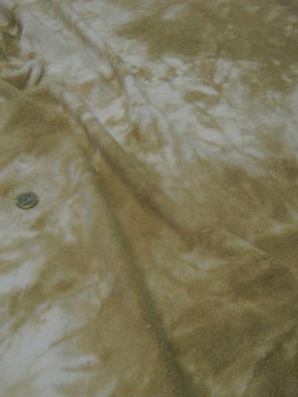 Fausse fourrure mouton beige marbree 1 