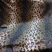 Fausse fourrure poils ras leopard