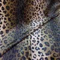 Fausse fourrure poils ras leopard09