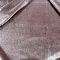 Fausse fourrure rase frappee croco marron glace 2