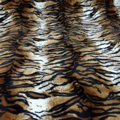 Fausse fourrure rase tigre art deco 2 