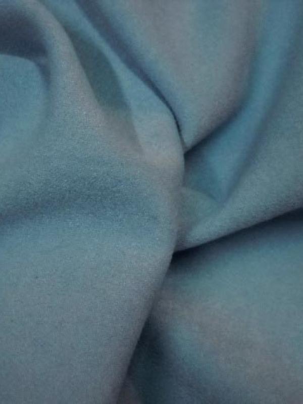 Faux daim bleu