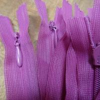 Fermeture eclair invisible orchidee