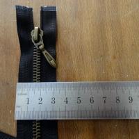 Fermeture eclair metallique vieil or 55 cm 2 
