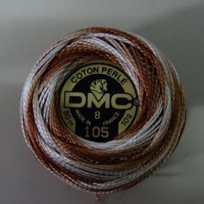 Fil coton perle dmc 105 degrade chocolate 1 