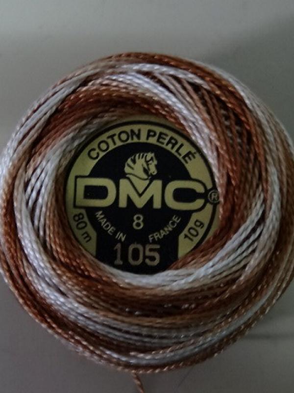 Fil coton perle dmc 105 degrade chocolate 1 