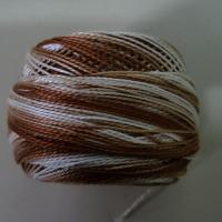 Fil coton perle dmc 105 degrade chocolate 2 
