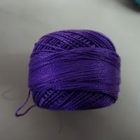 Fil coton perle dmc 208 violet indigo 2