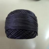 Fil coton perle dmc 413 gris ardoise 2 