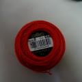 Fil coton perle dmc 666 ecarlate 1 