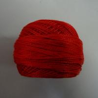Fil coton perle dmc 666 ecarlate 2 