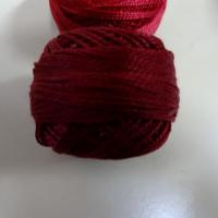 Fil coton perle dmc 815 bordeaux 2 