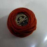 Fil coton perle dmc 919 brique 3