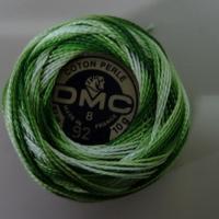 Fil coton perle dmc 92 degrade mousse 1