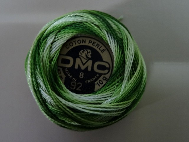 Fil coton perle dmc 92 degrade mousse 1