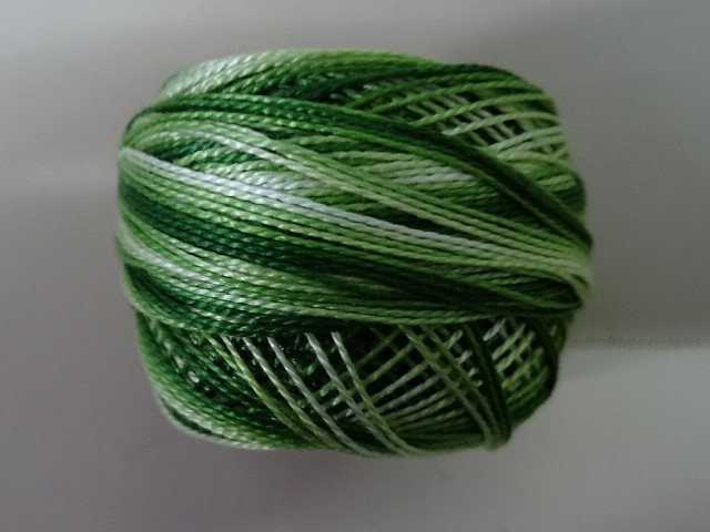 Fil coton perle dmc 92 degrade mousse 2