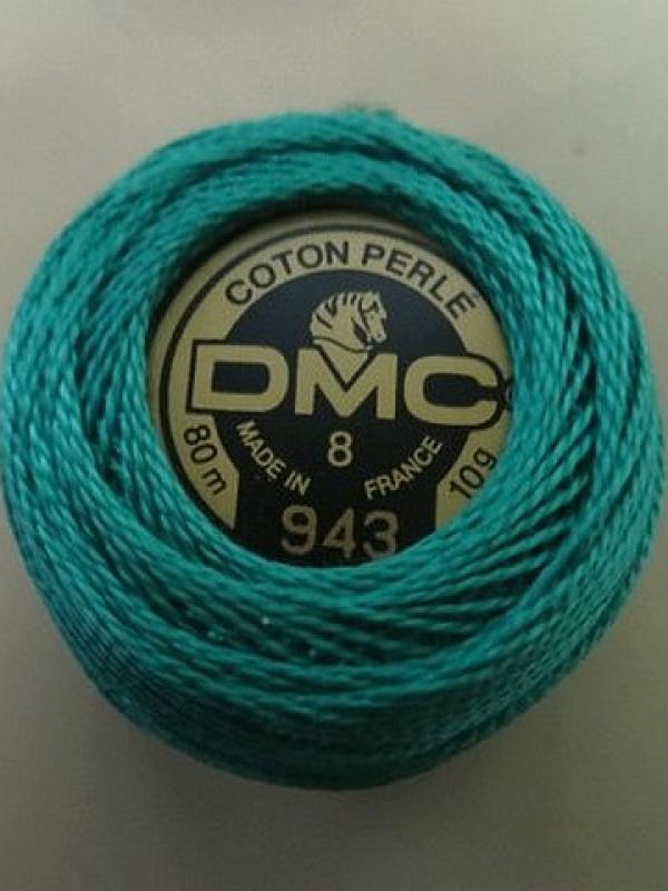 Fil coton perle dmc 943 tiffany 1