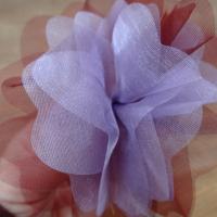 Fleur a coudre mousseline lie de vin orchidee 3