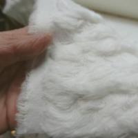Fourrure fils coton blanc casse 3