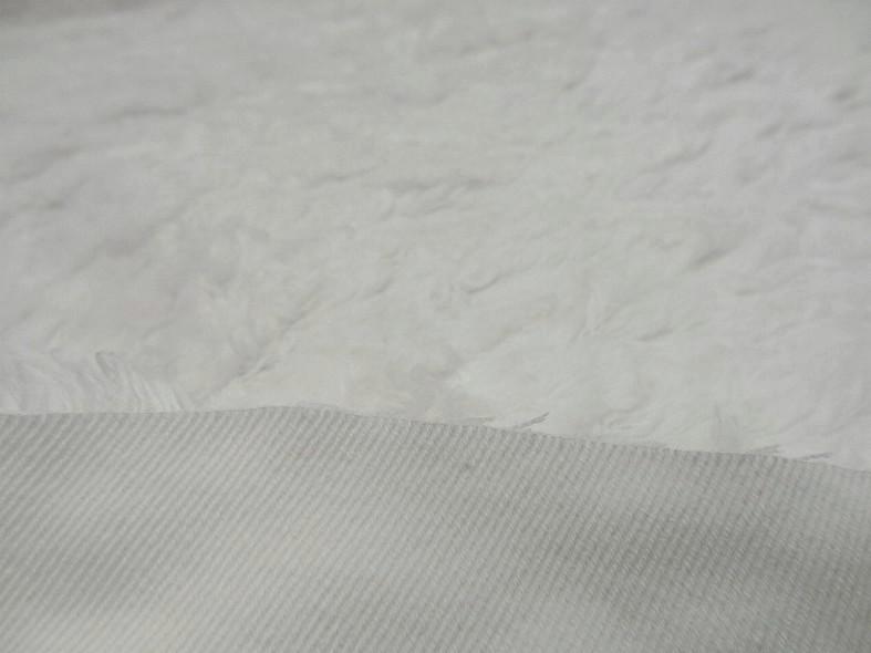 Fourrure fils coton blanc casse 4
